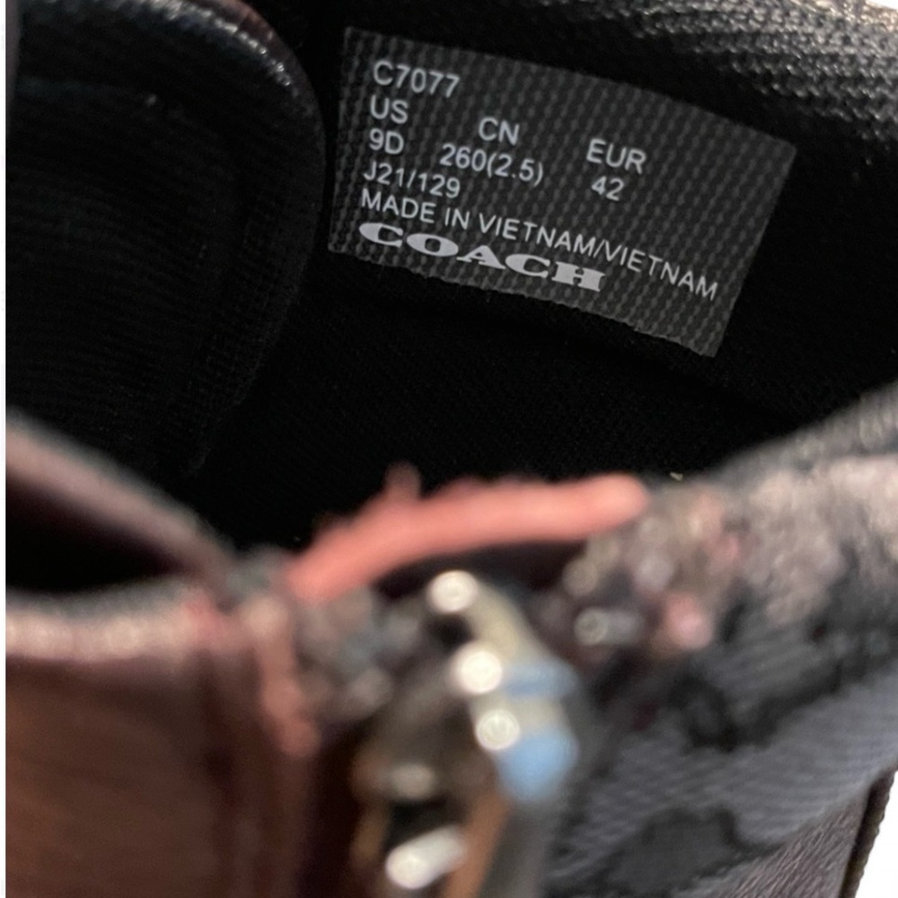 Coach Brown Leather Lace-Up Boots - Picture 7 of 7
